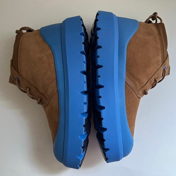 Ugg Neumel Weather Hybrid Boots Men's Size 8 in Chestnut Big Sky Blue Unisex NWT - Picture 5 of 13